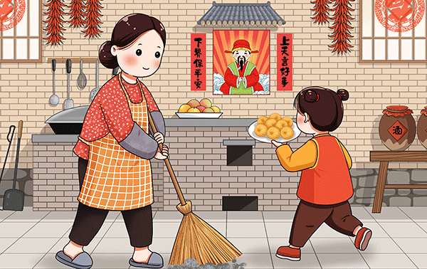 中國傳統(tǒng)節(jié)日,小年,小年的由來,小年的習(xí)俗,施奈仕.gif